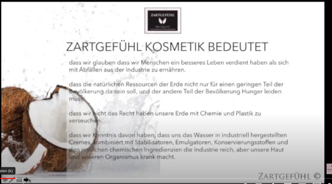 SEMINAR ZU KOSMETIK PRODUKTEN
