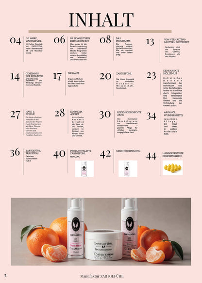 20 Jahre ZARTGEFÜHL Produktkatalog