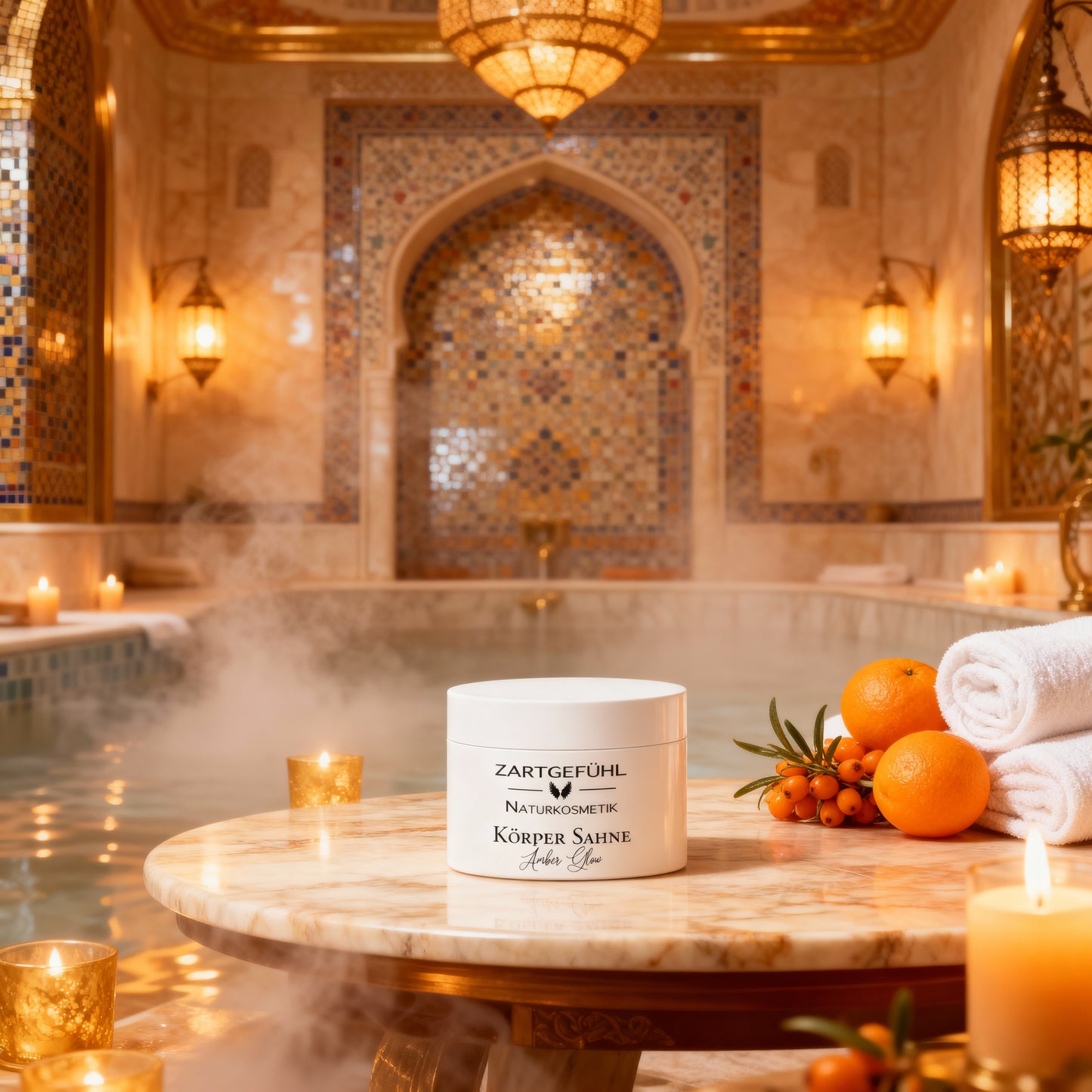 Amber Glow Körper Sahne